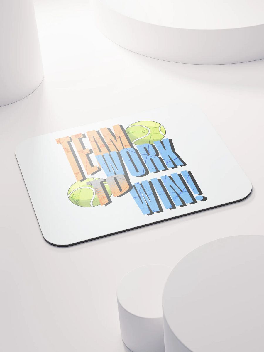 Team Work to Win Tennis Mouse Pad product image (4)
