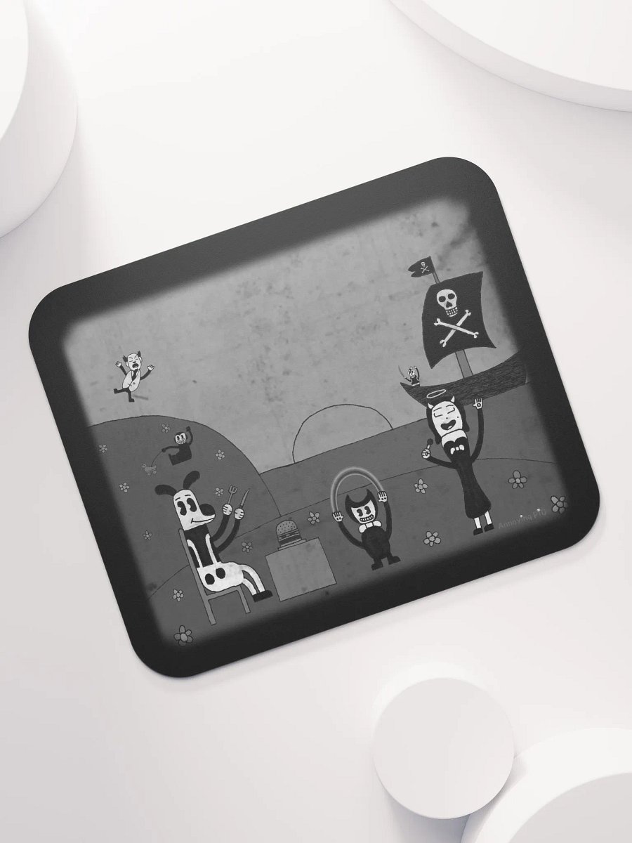 Bendy & Friends Mousepad (Black & White) product image (7)