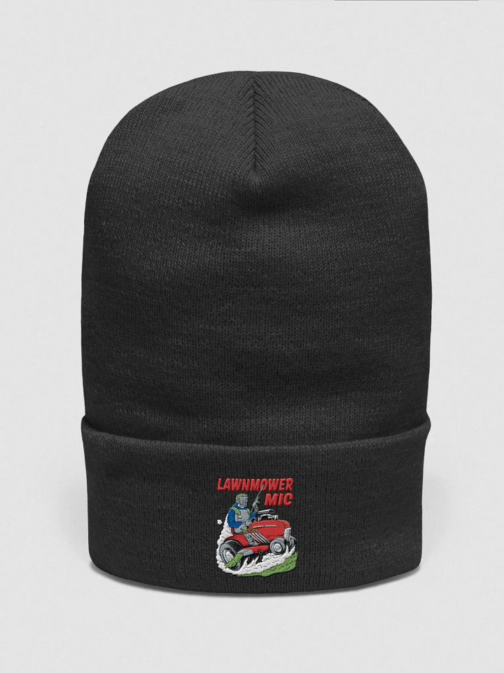Lawnmower Mic | Embroidered Beanie product image (1)