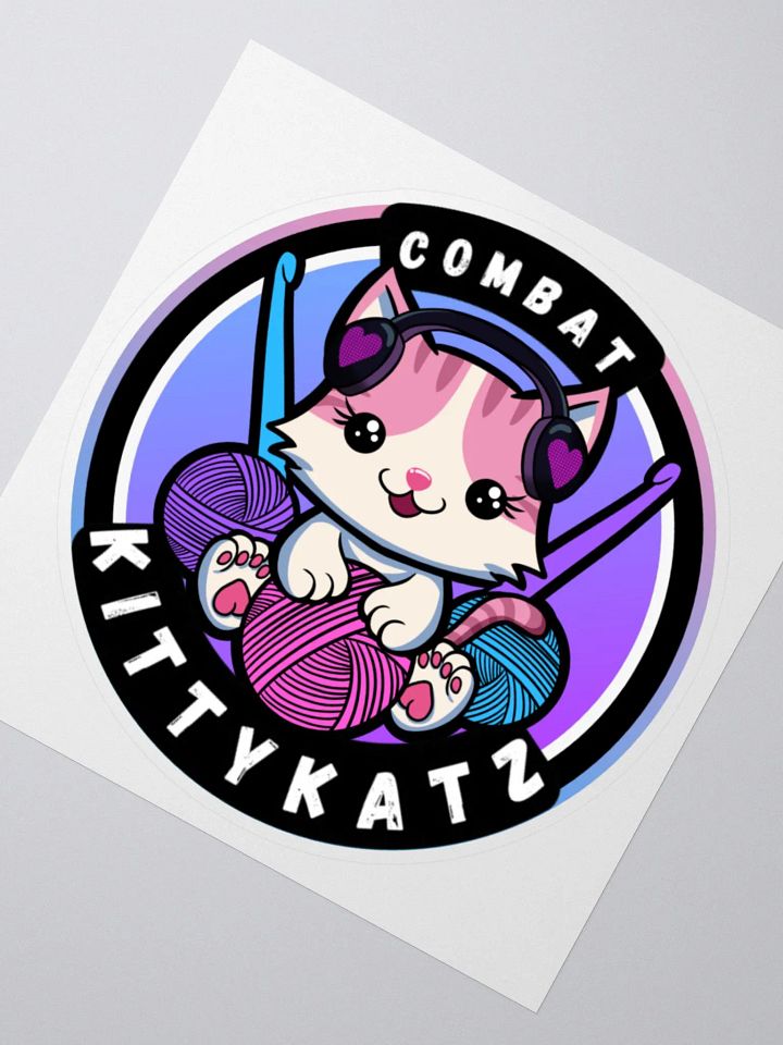 Adorable Combat Katz Vinyl Stickers product image (5)