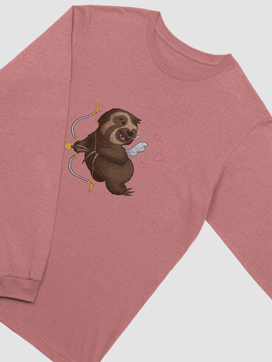 Cupid Sloth Love Long Sleeve Tee product image (9)