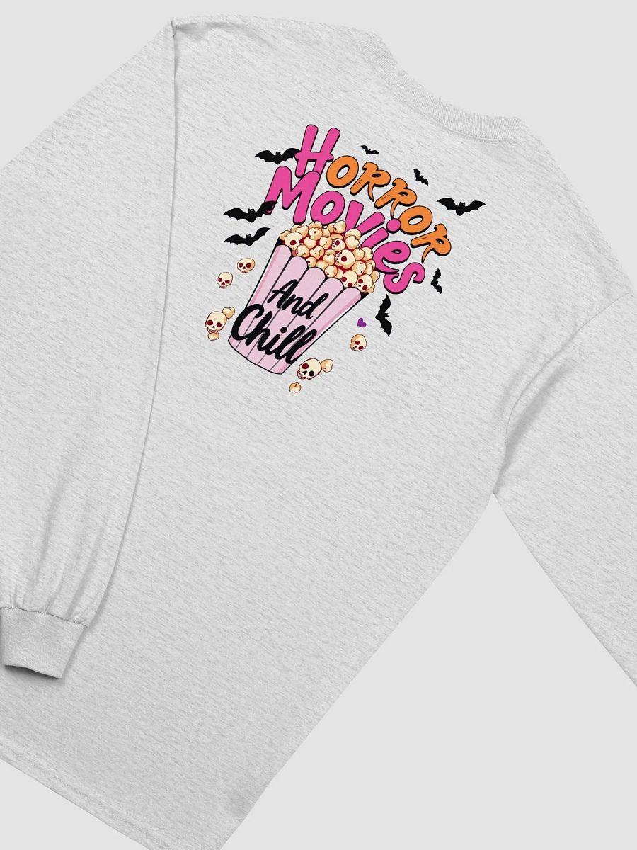 Horror Movies and Chill Popcorn Long Sleeve Tee product image (43)