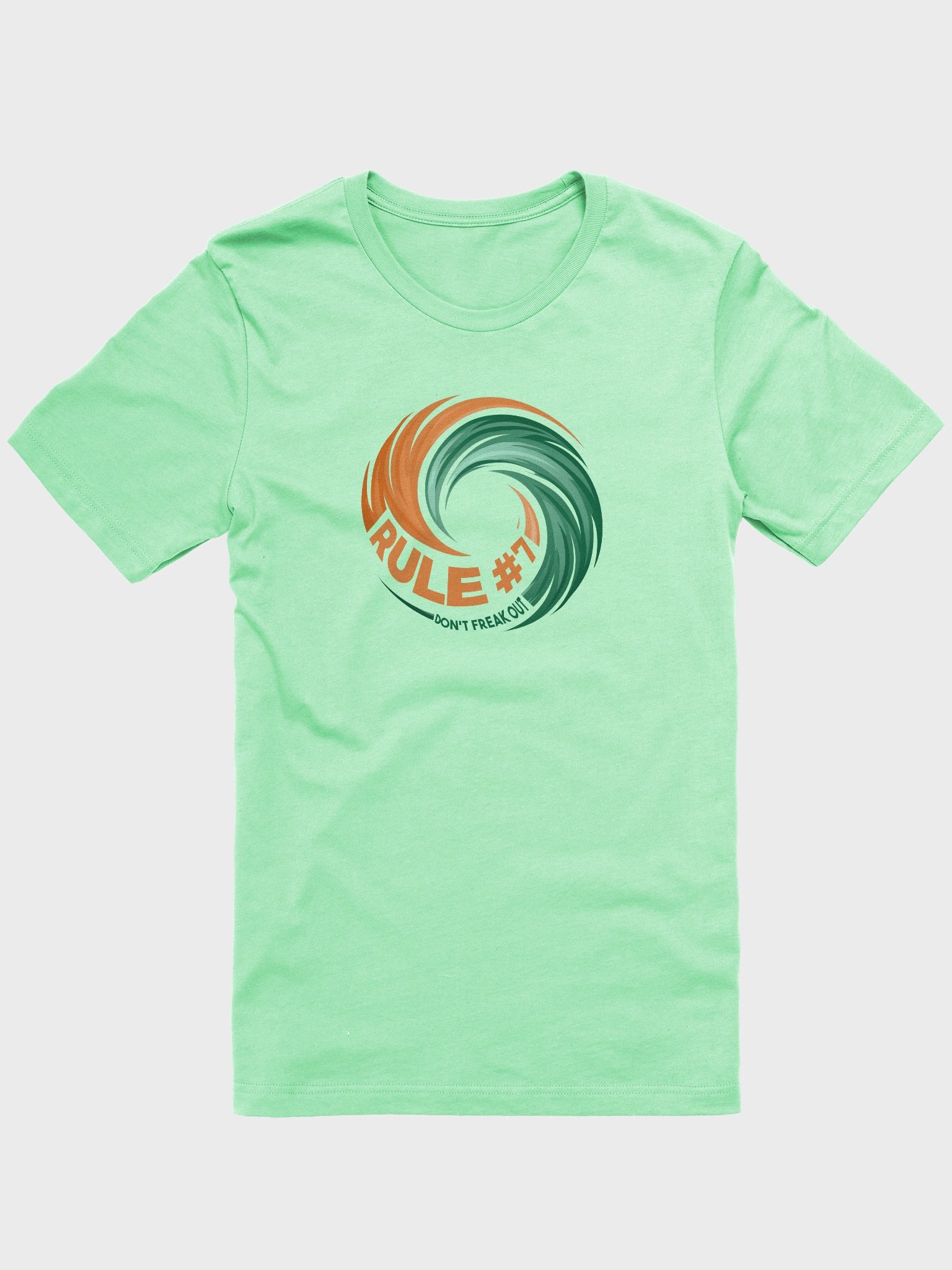 Women's Rule #7 T-Shirt Green and Orange product image (73)