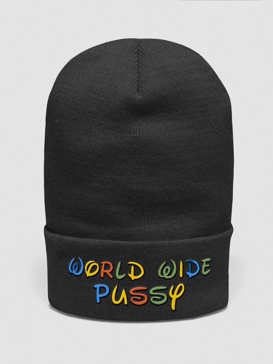 World Wide Pussy Cuffed Beanie product image (3)