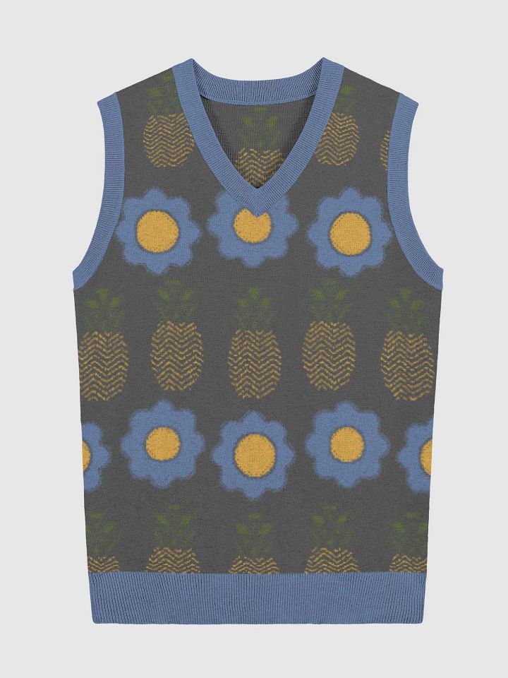Pineapple Floral Vibe Knitted Vest product image (3)