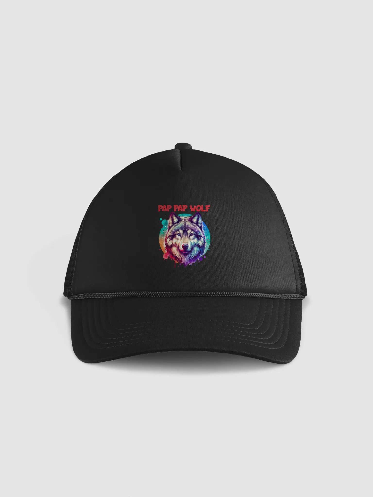 PAP PAP WOLF Foam Trucker Hat product image (1)