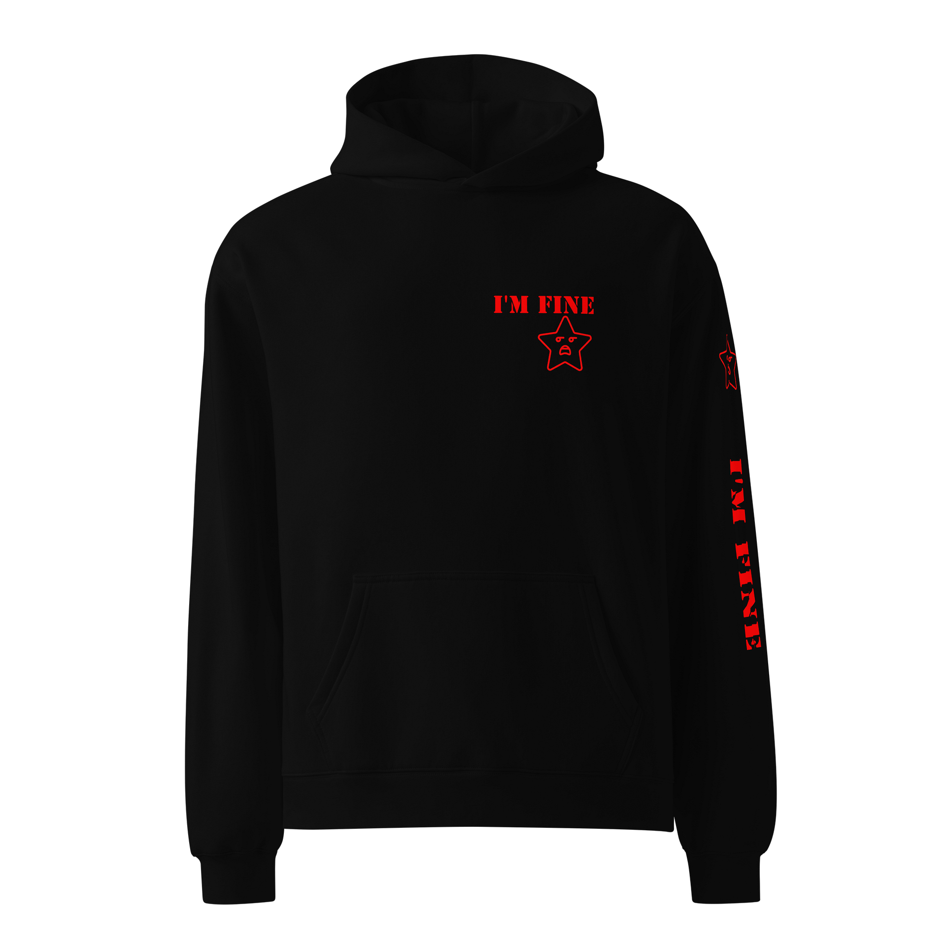 I'M FINE AMP Oversized Hoodie product image (6)