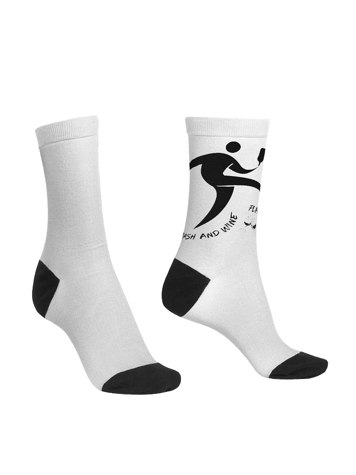 Smash and Wine Pickleball Premium Sustainable Socks product image (2)