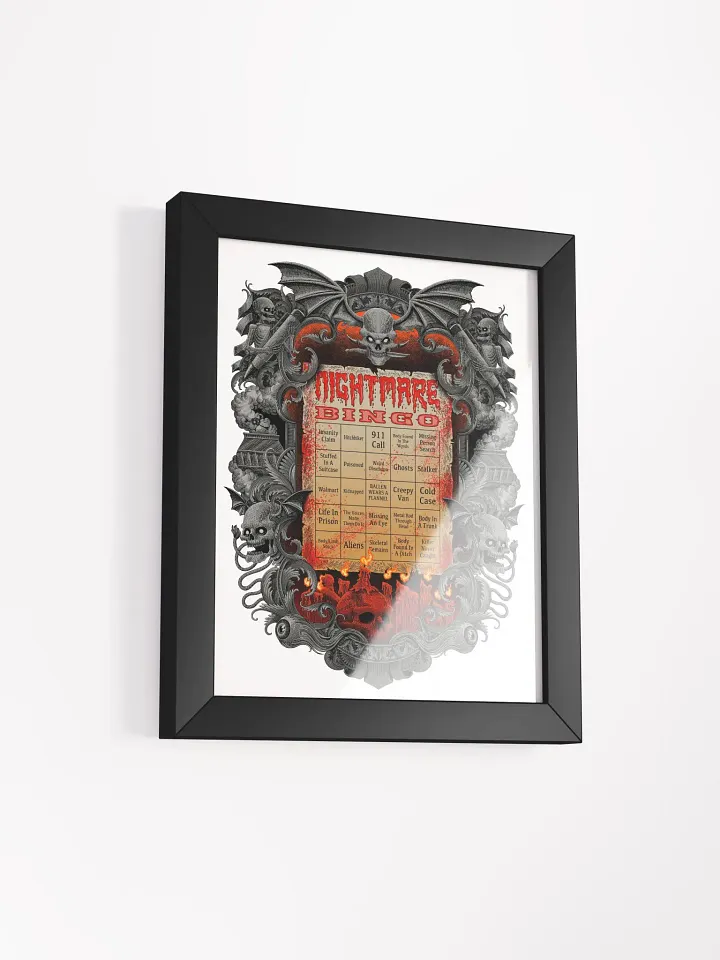 Nightmare Bingo Framed Poster product image (2)