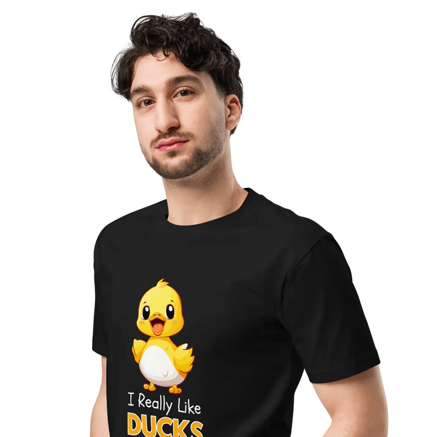 I Just Really Like ducks Ok Unisex Premium T-Shirt product image (4)