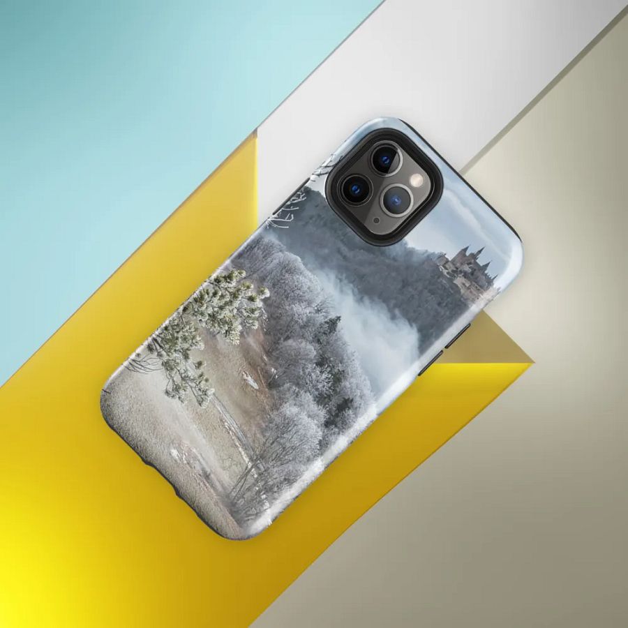 Castle in the Mountains and Sky Phone Case – Majestic Protection for Your Precious Device product image (33)