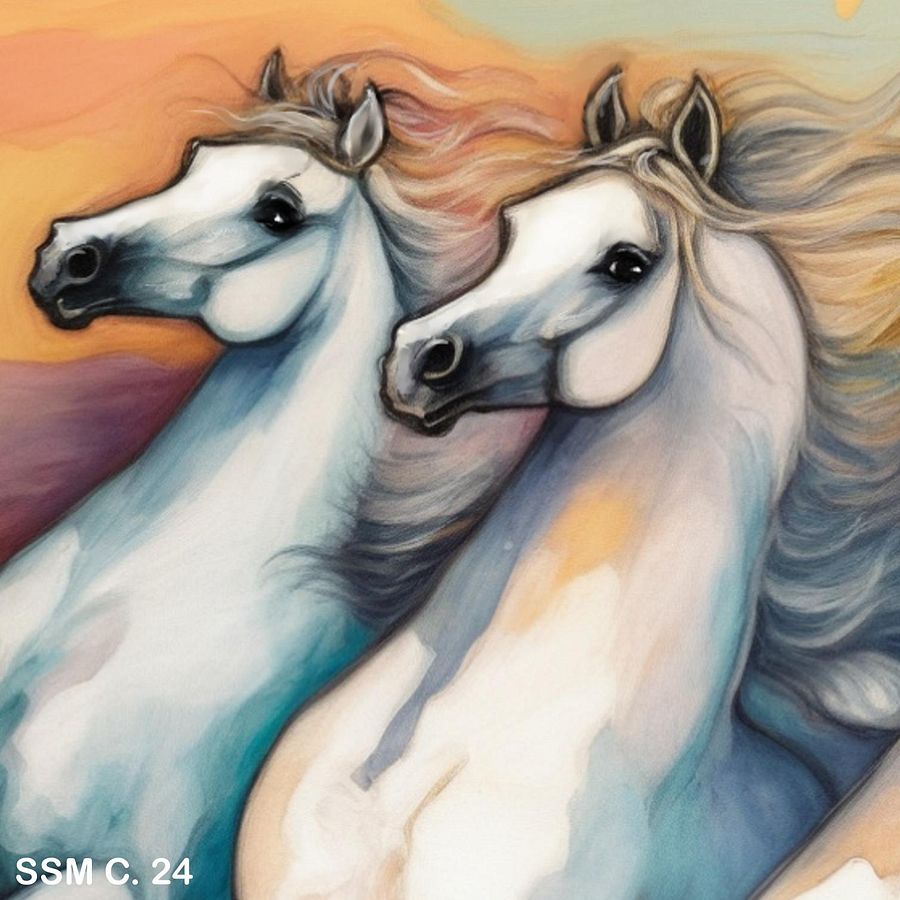 Sunset Horses Spiral Notebook product image (5)
