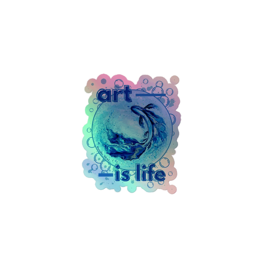 Aquatic Artistry Holographic Sticker Sheet product image (1)