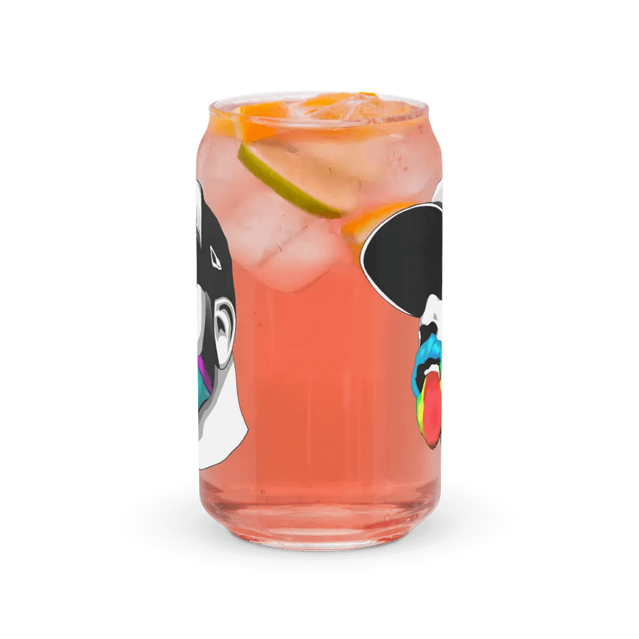 RainbowBeard New Head Logo Can-Shaped Glass 16oz product image (37)