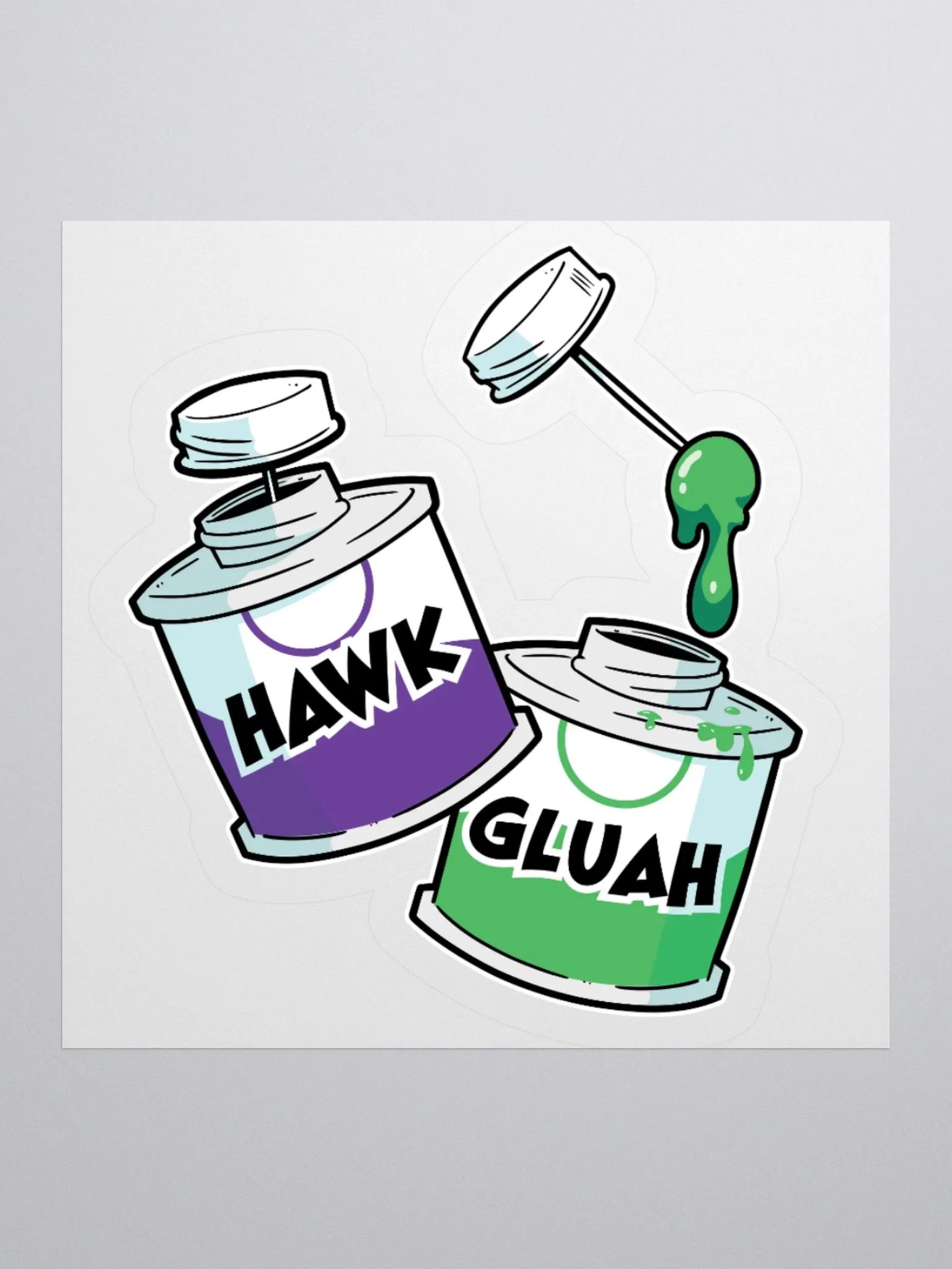 HAWK GLUAH STICKER product image (2)