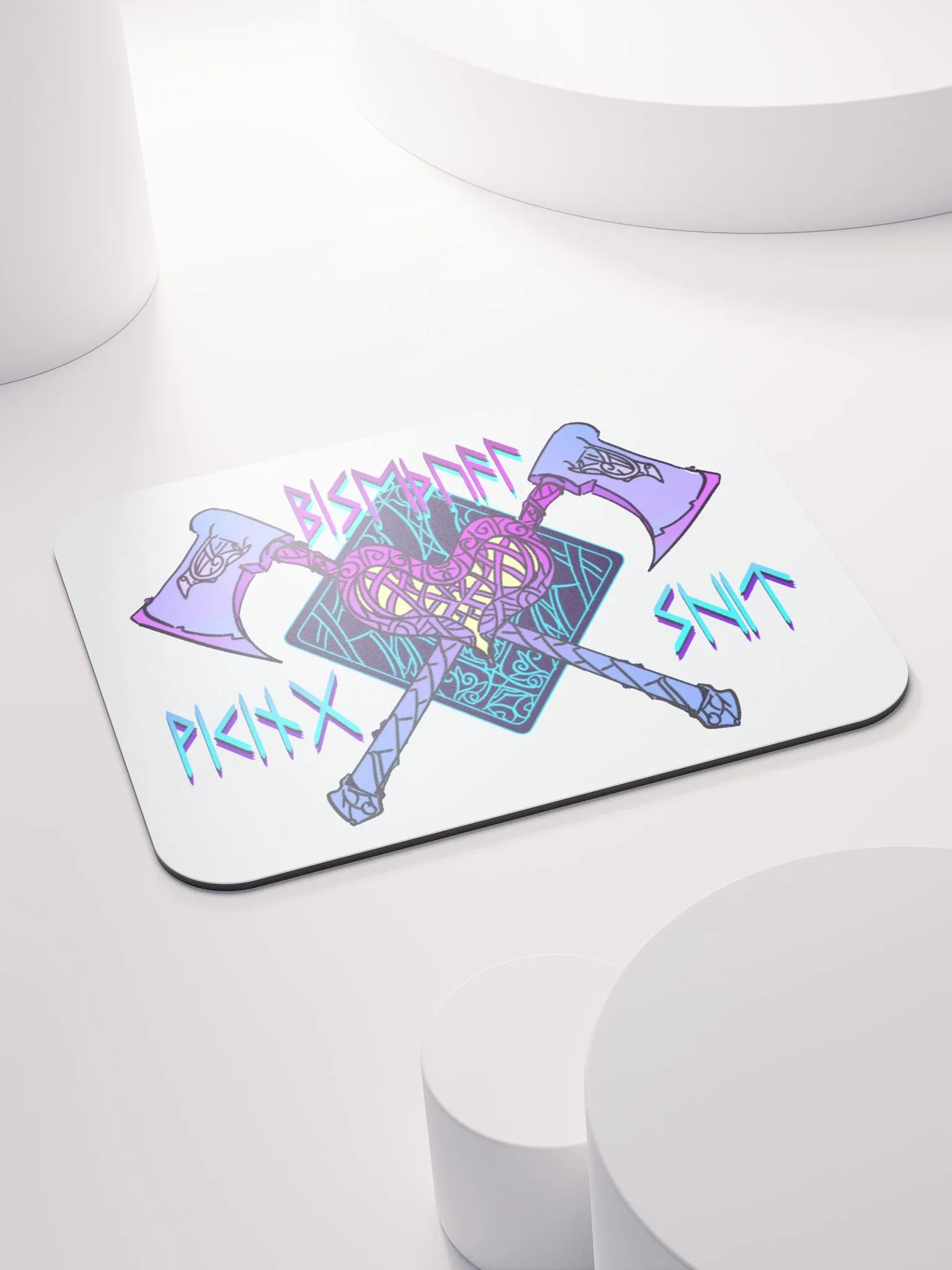 Bi-Viking Pride Heart Mousemat product image (4)