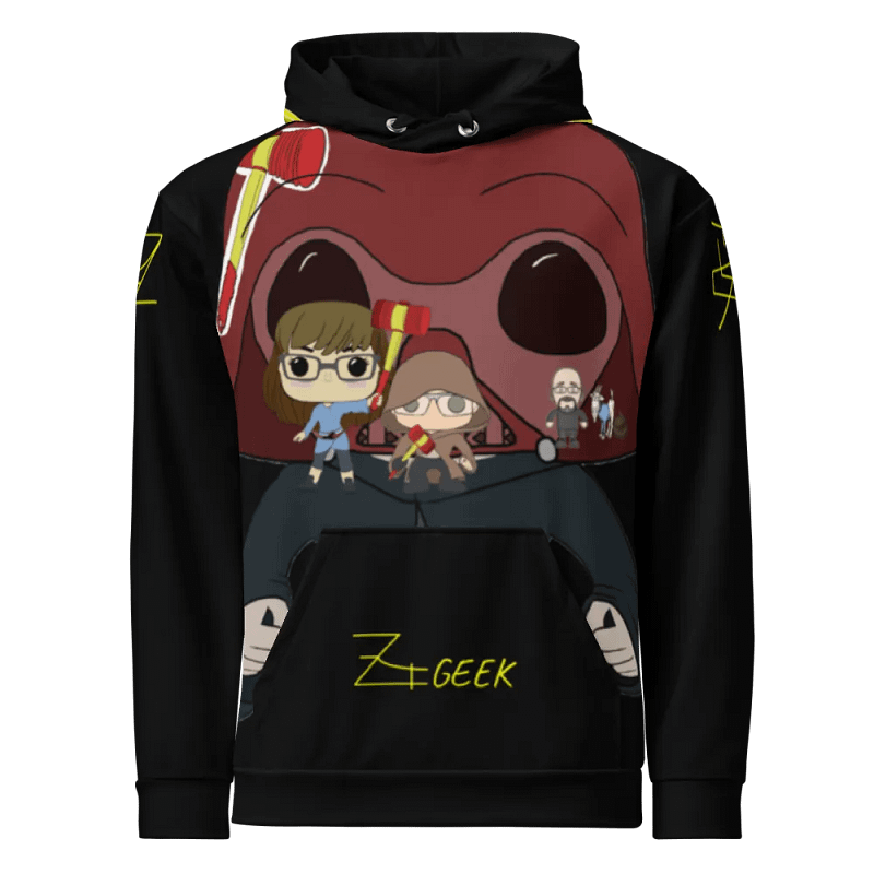 Dorn Geek Wars All Over Hoodie 1