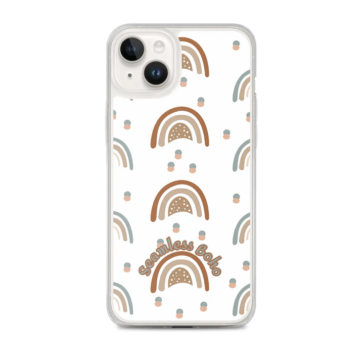 Boho Rainbow Seamless iPhone® Case product image (1)