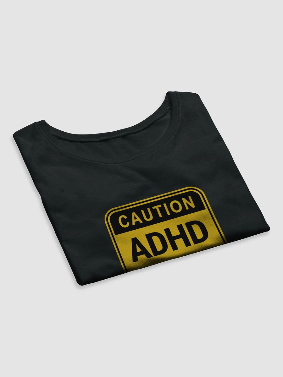 CAUTION: ADHD BURNOUT cropped tee product image (12)