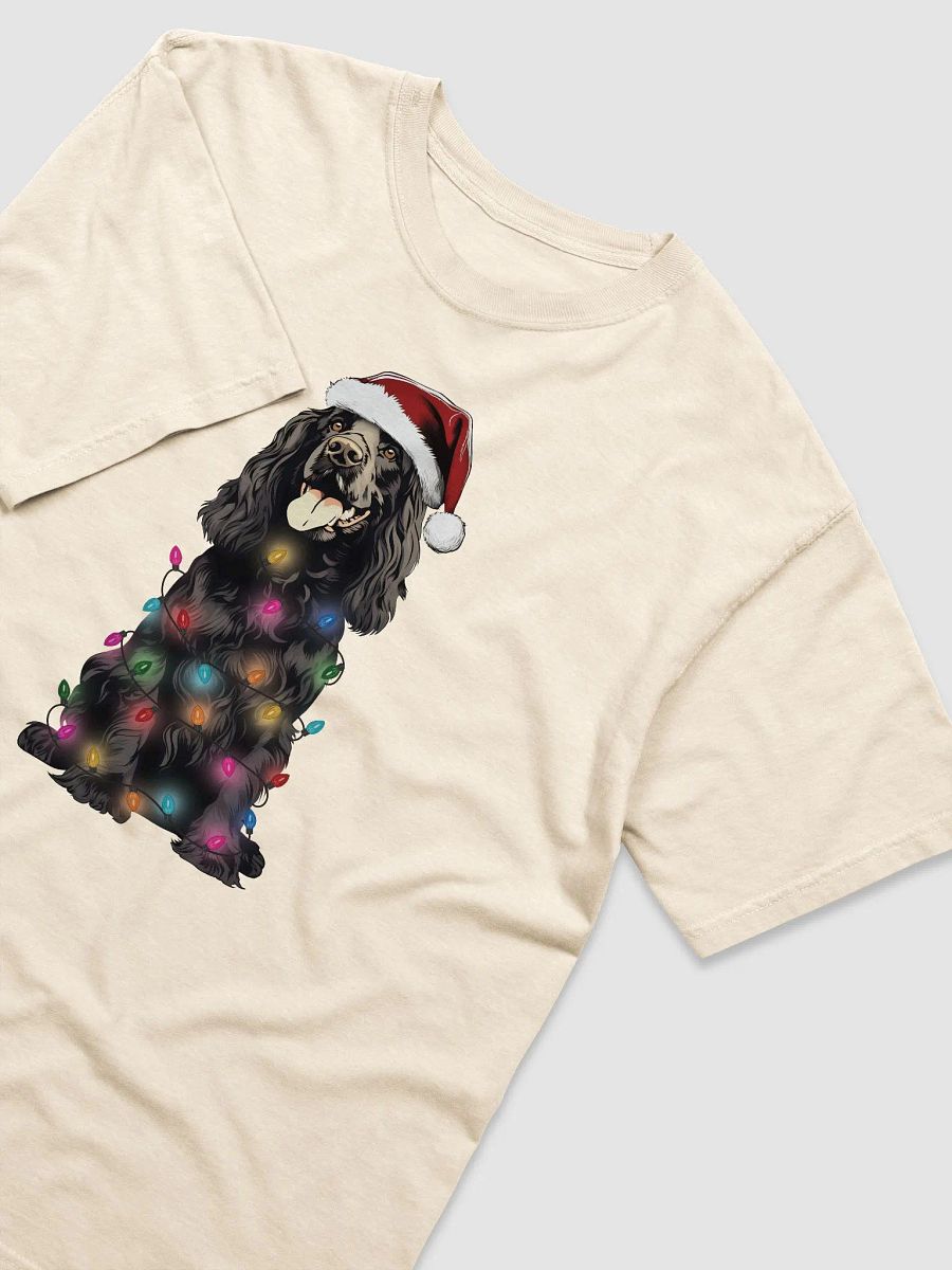 Funny Cocker Spaniel(Black) Christmas T-Shirt for Cocker Spaniel Paw-rents product image (21)