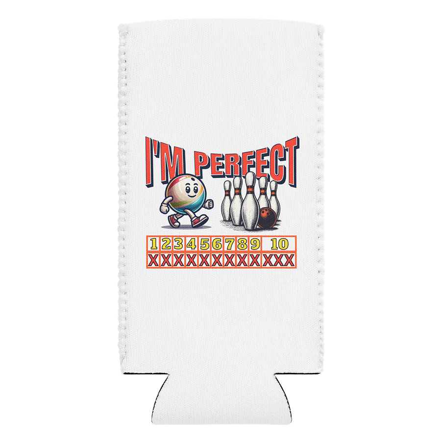 Im Perfect Bowling Strike Can Cooler product image (1)