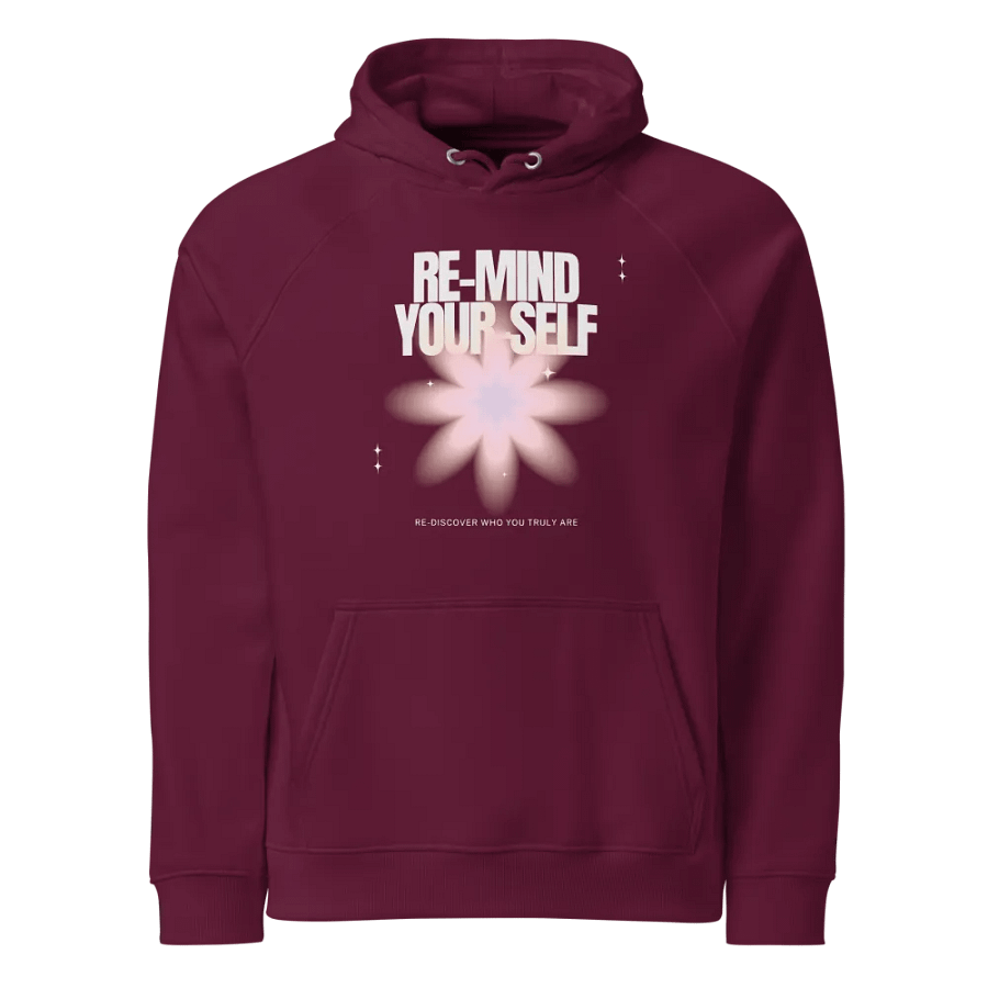 Re-Mind-Your-Self Floral Eco Logo Hoodie product image (1)