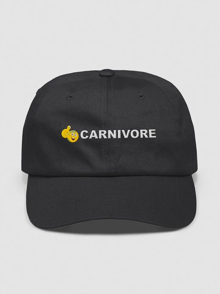 BLACK EMBROIDERED CARNIVORE HAT product image (2)