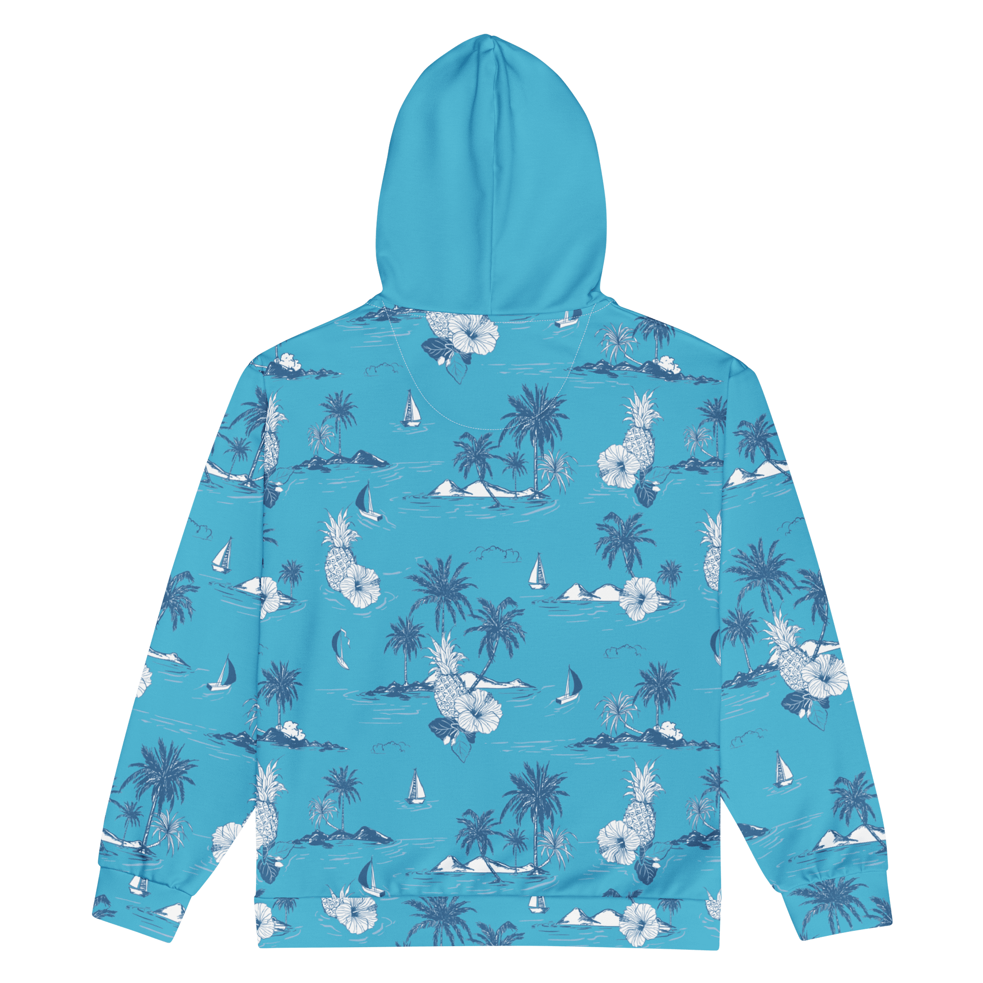 All-Over Print Island Zip Unisex Hoodie product image (2)