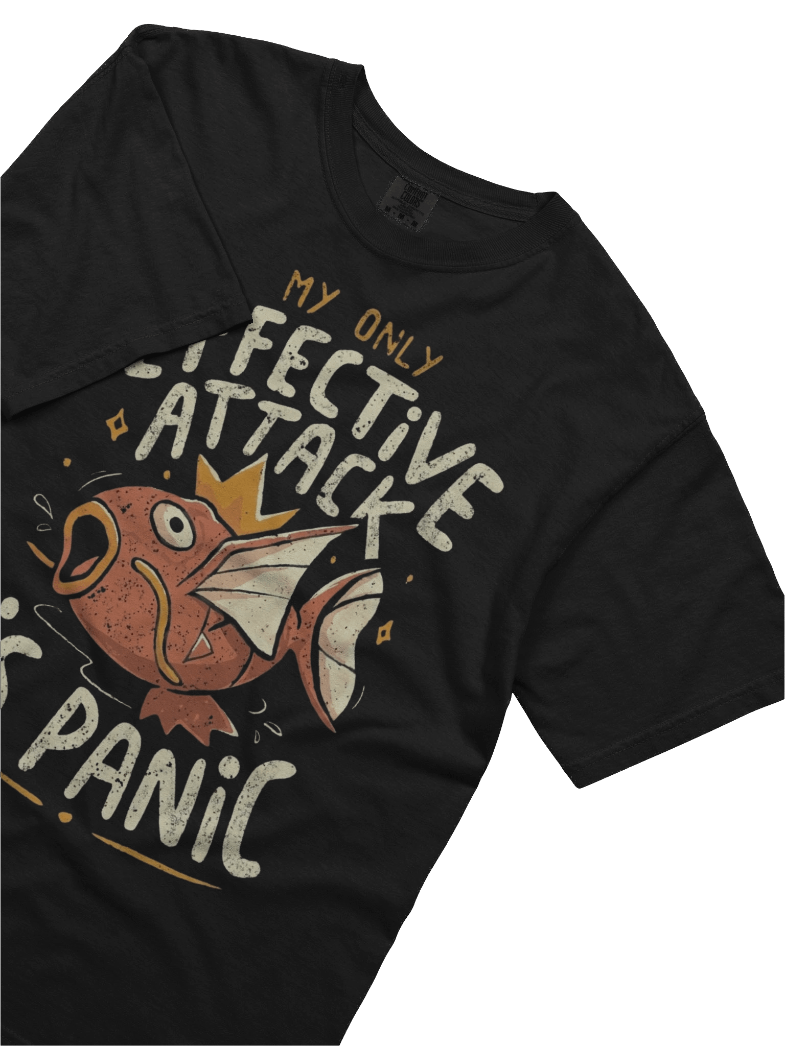 "Panic Attack" Funny Fish Meme T-Shirt | Gamer Humor Graphic Tee product image (2)