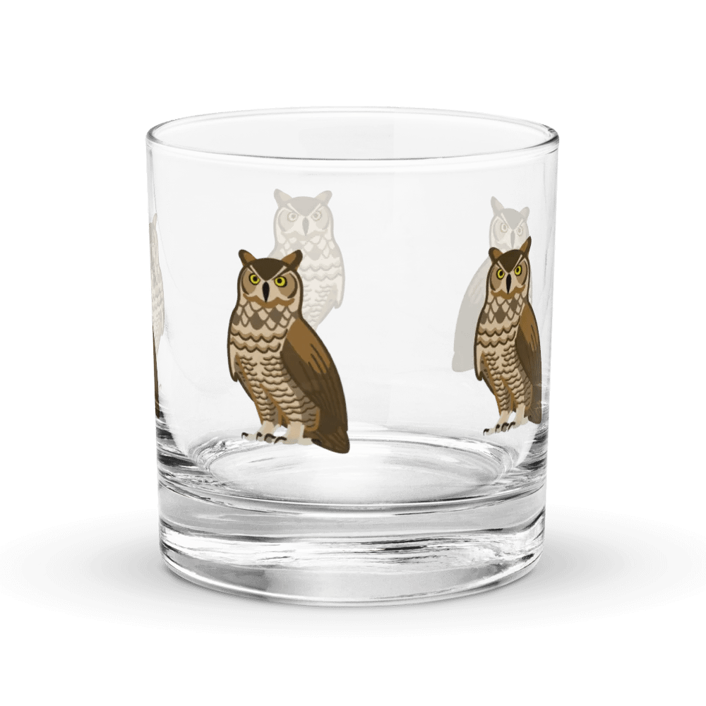 Owl Love You Forever Rocks Glass 2 product image (2)