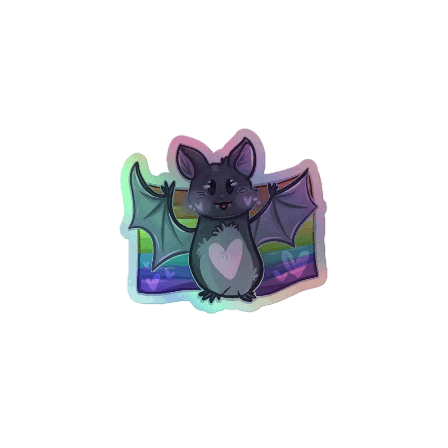 Gay Bat - LGBT Rainbow Flag Bat product image (1)
