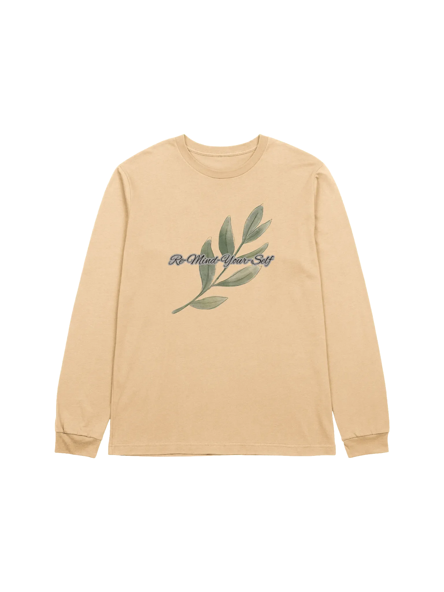 Re-Mind-Your-Self Leafy Branch Long Sleeve T-Shirt product image (1)