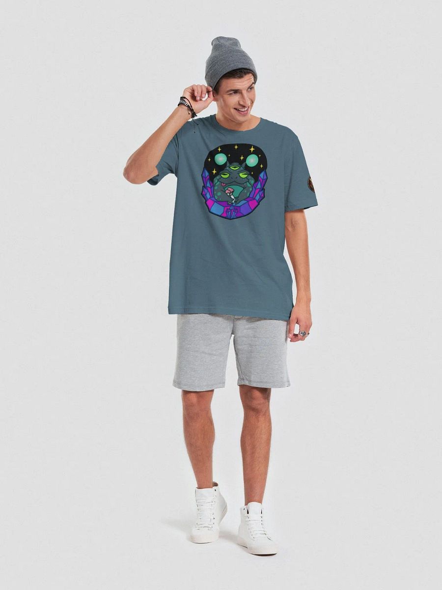 Dark Grey Alien Frog T-Shirt product image (4)