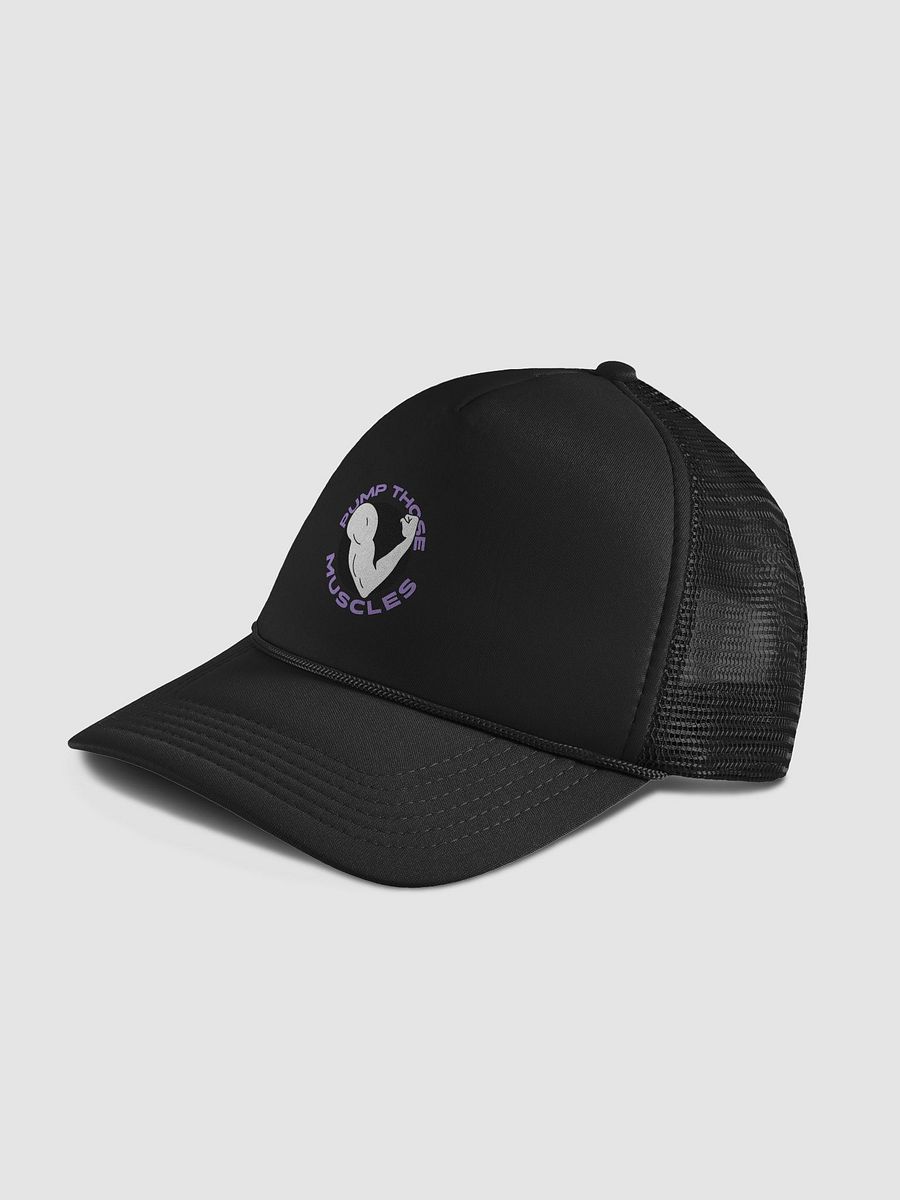 PUMP THOSE MUSCLES Foam Trucker Hat product image (4)