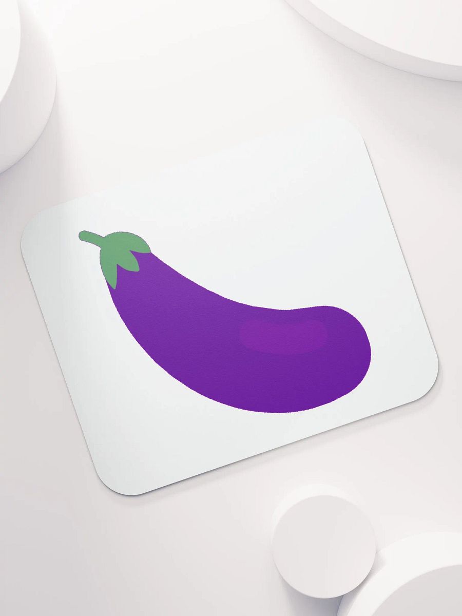 I Love Eggplant Mouse Pad product image (1)