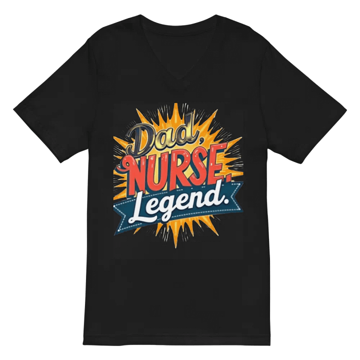 Legendary Dad Nurse V-Neck Tee product image (3)
