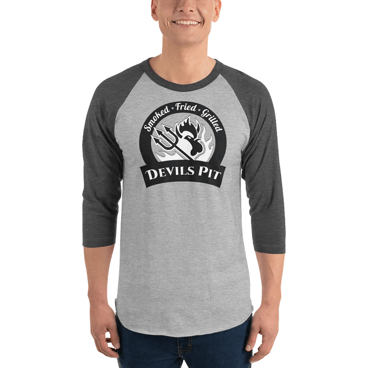 Devils Pit Logo 3/4 Sleeve product image (10)