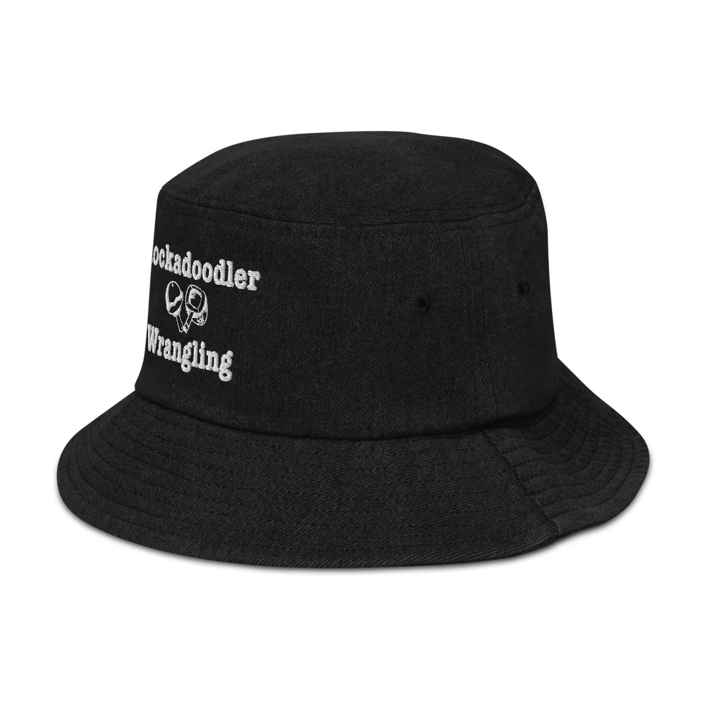 Rockadoodler Wrangling Embroidered Denim Bucket Hat product image (4)