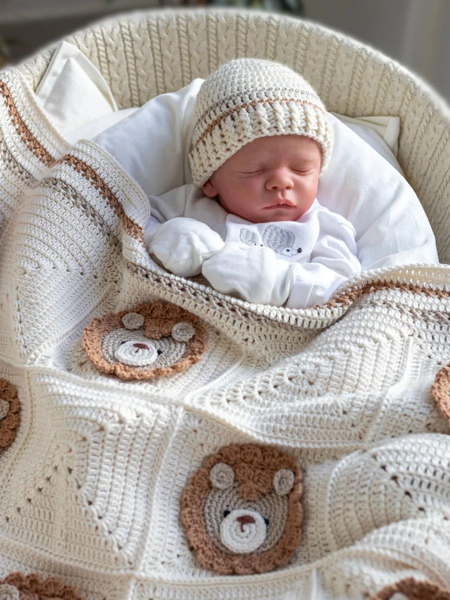 Crochet Pattern: Lion Baby Blanket product image (7)