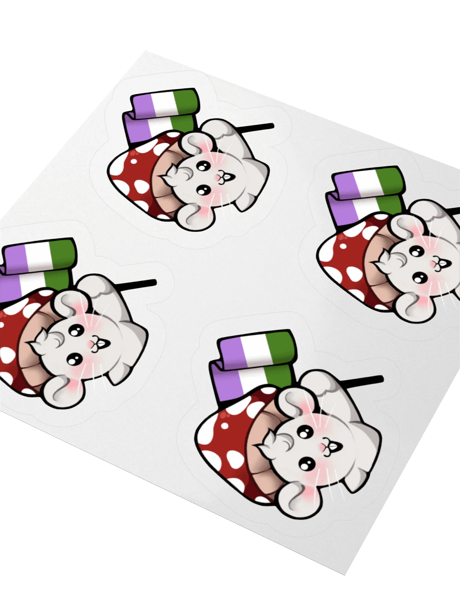 Genderqueer Pride Flag Stickers product image (3)