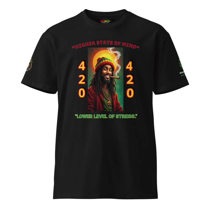 🎧 420💨 Higher State 420 Tee – Elevate Your Vibes 🎧🔥 product image (2)
