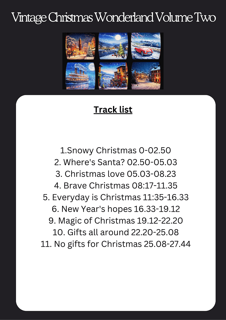 Vintage Christmas Wonderland Volume Two Digital Album product image (2)
