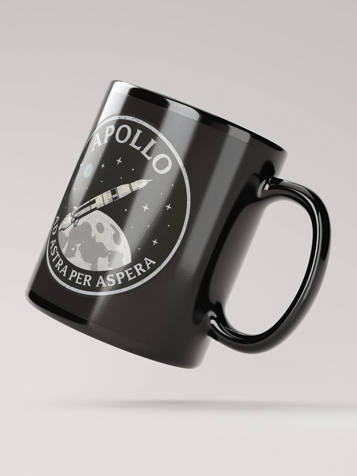 Apollo Program Mug – Ad Astra Per Aspera Coffee Cup | NASA Moon Mission Tribute product image (3)