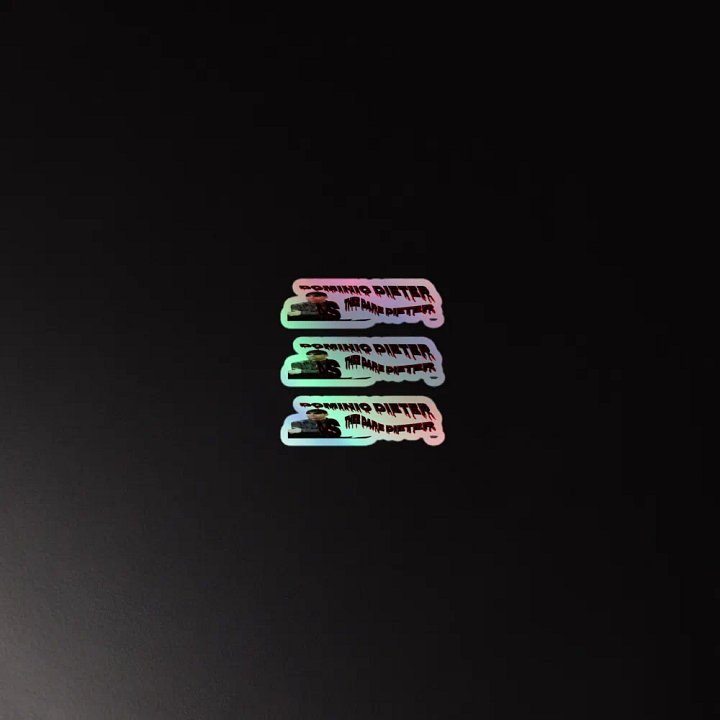 Dominic Dieter As Thee Dare Dieter 01 - Kiss-Cut Holographic Sticker Sheet product image (2)