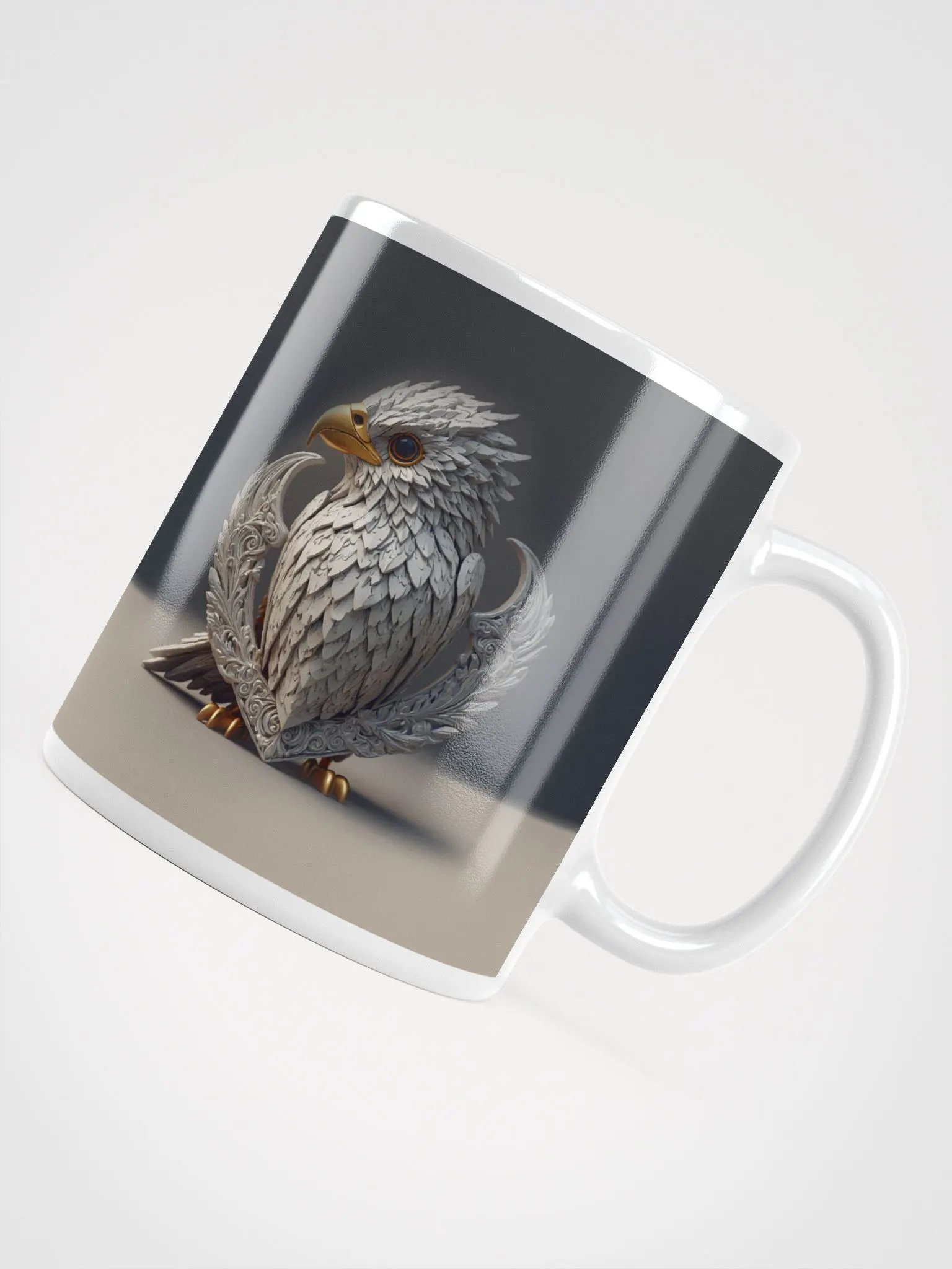 White Eagle Glossy Mug product image (8)