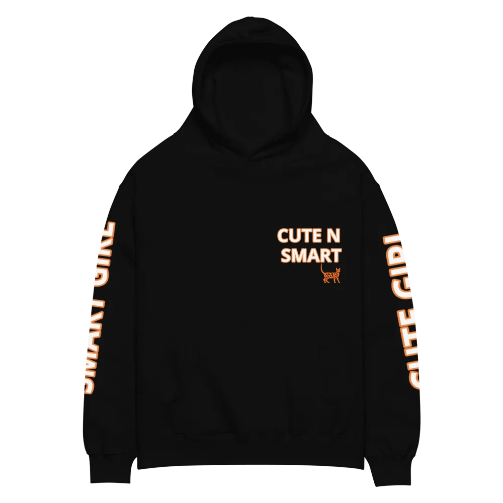 Cute N Smart Cat Outline Hoodie product image (2)