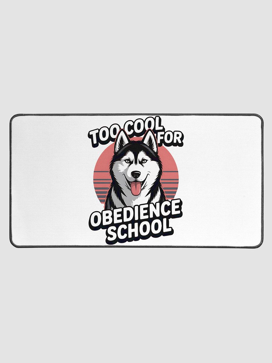 Sunset Cool Husky Desk Mat product image (1)