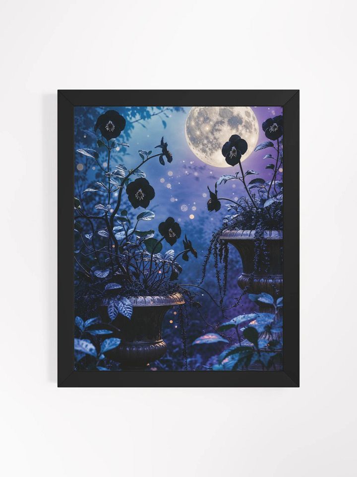Lunar Garden Nocturne Framed Print product image (4)