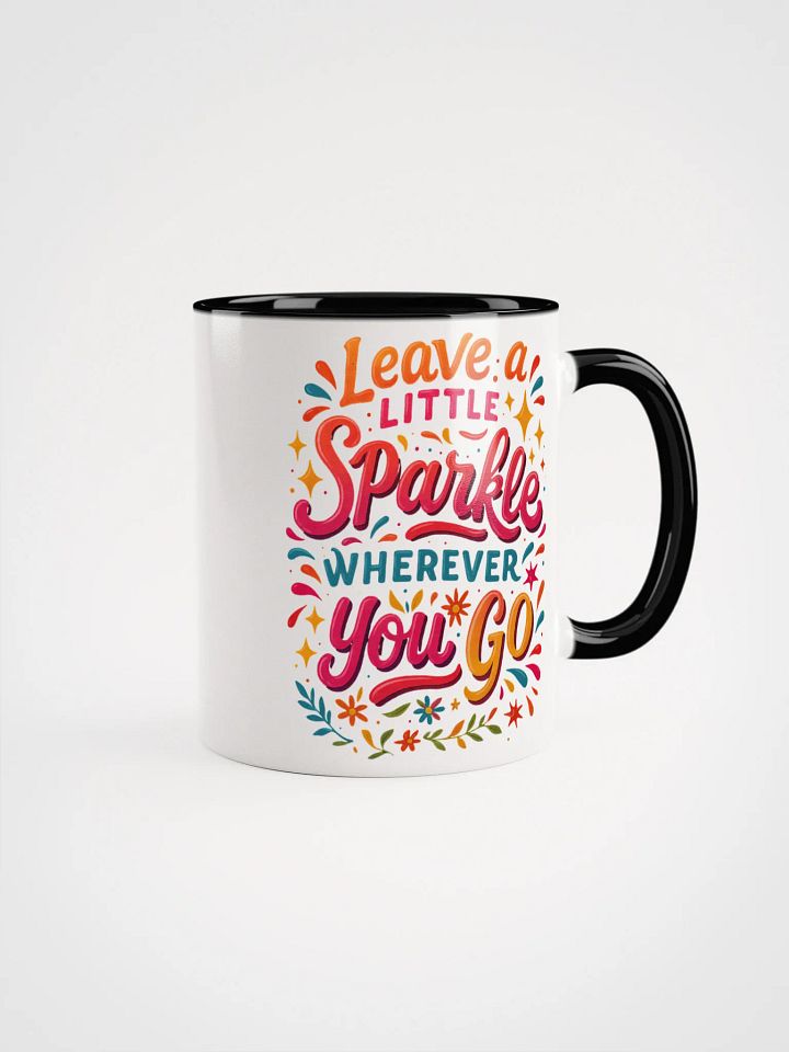 Leave a Little Sparkle – Motivational Rainbow Mug product image (4)