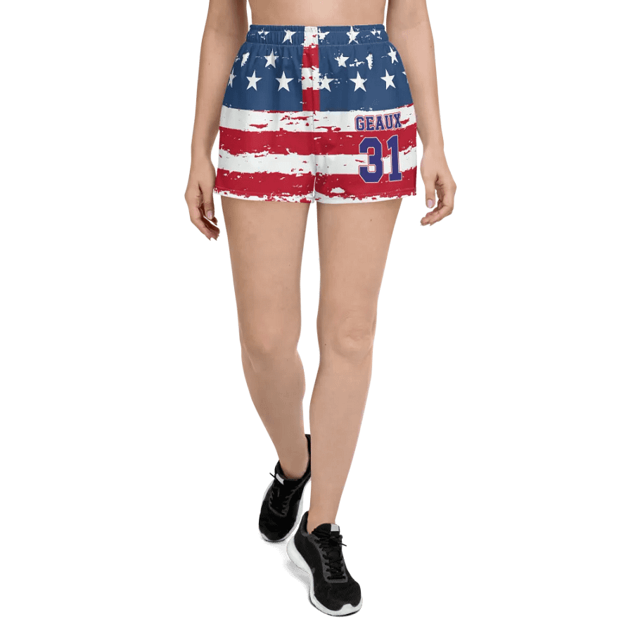Geaux 31 - Vintage Flag Style Patriots Unisex Shorts product image (1)